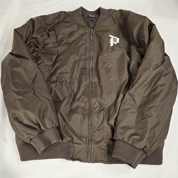 Primitive Other - Primitive Skateboarding Brown Bomber Jacket Men's Size Large